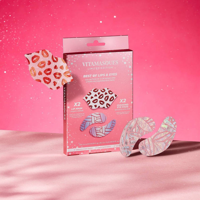Vitamasques Lip + Eye Box Set - 4ct