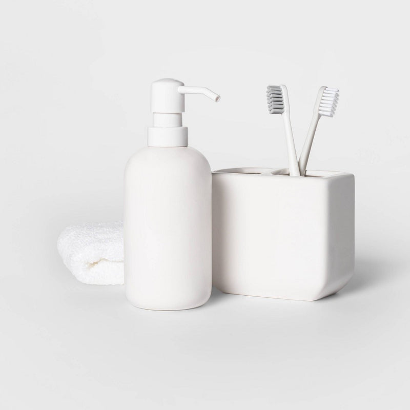 Oversized Toothbrush Holder White - Room Essentials