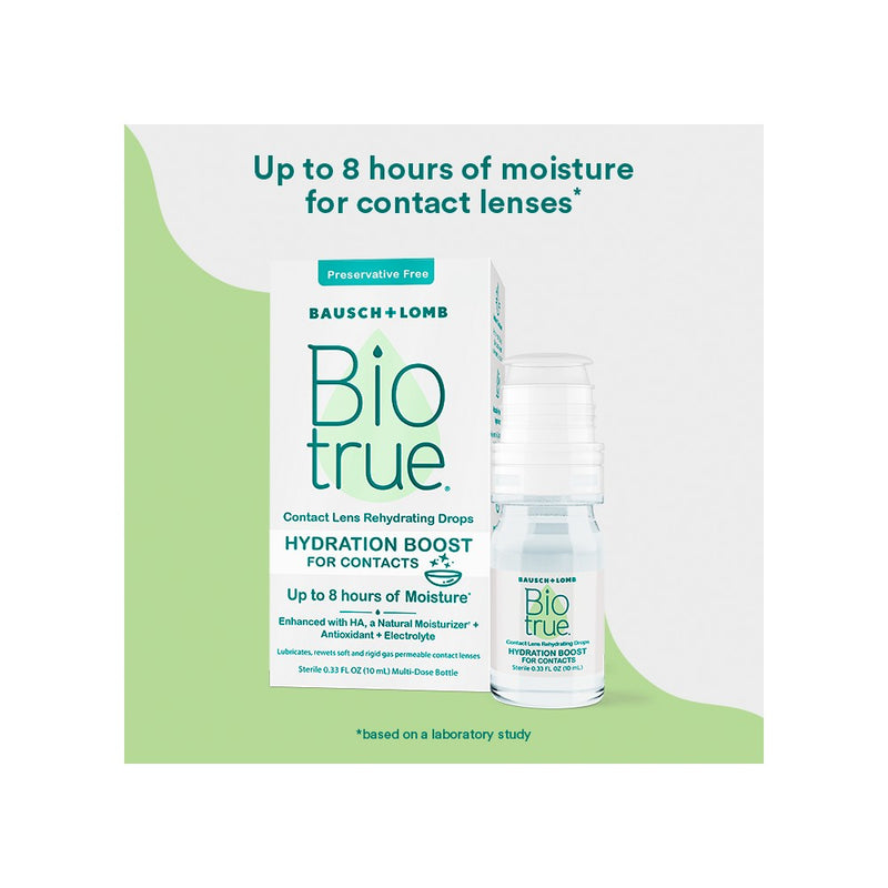 Biotrue Hydration Boost Contact Lens Rehydrating Drops - 0.33 fl oz