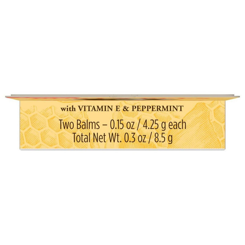 Burt's Bees Lip Balm - Beeswax - 2pk/0.30oz