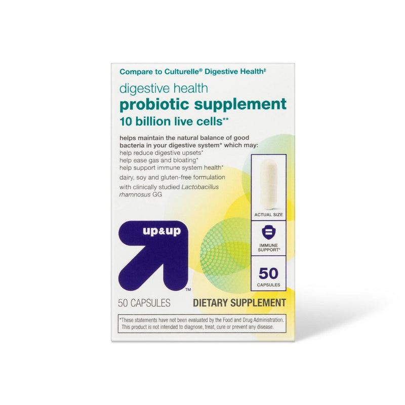 Probiotic Supplement Capsules - 50ct - up & up