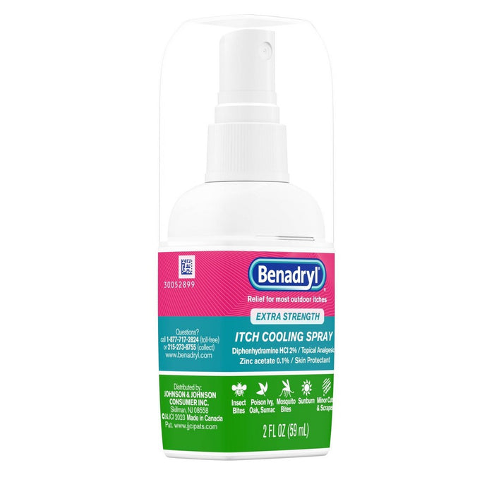 Benadryl Extra Strength Anti-Itch Cooling Spray - Travel Size - 2 fl oz
