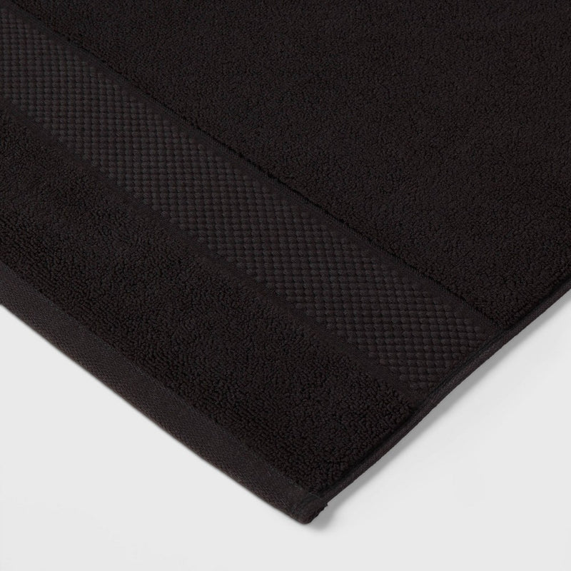 Performance Plus Towel Bath Mat Black - Threshold
