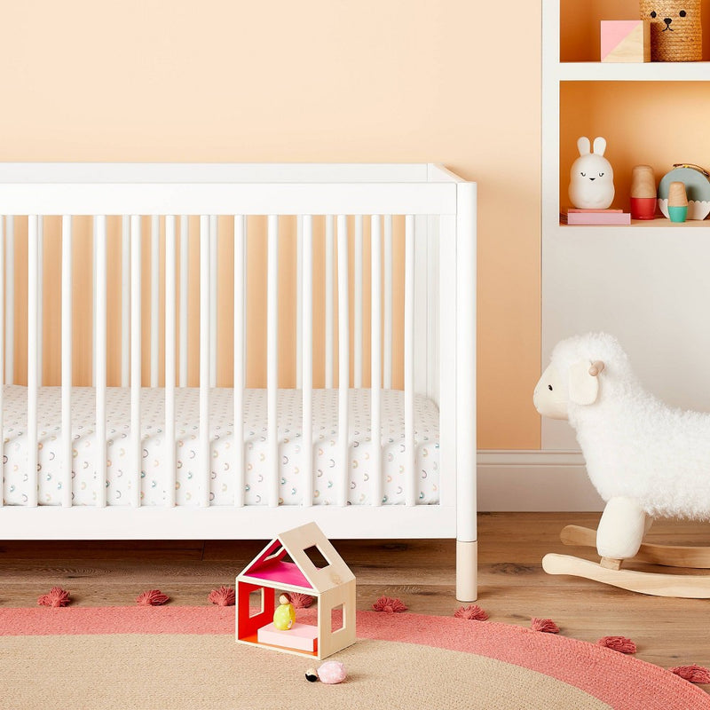 Fitted Crib Sheet Rainbows - Cloud Island