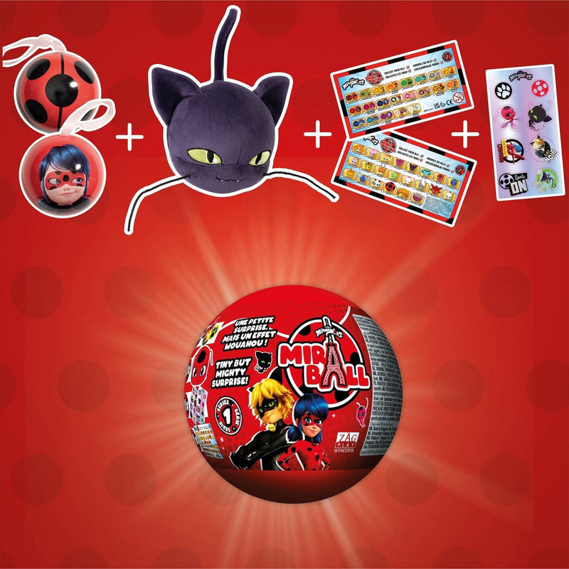 Miraculous Ladybug Miraball 4 in1 Surprise Plush