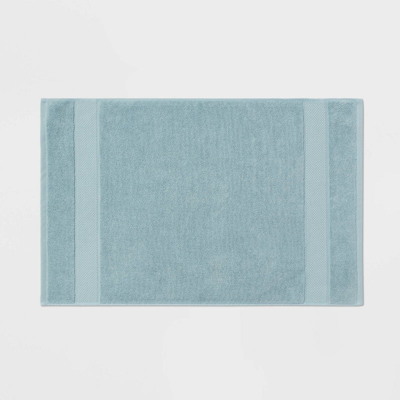 Performance Plus Towel Bath Mat Aqua - Threshold