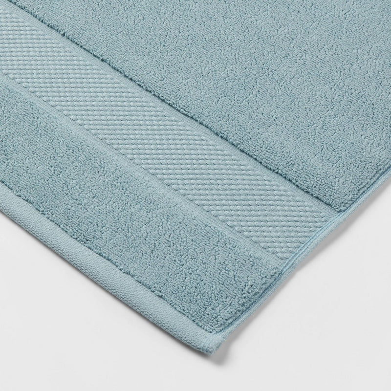 Performance Plus Towel Bath Mat Aqua - Threshold
