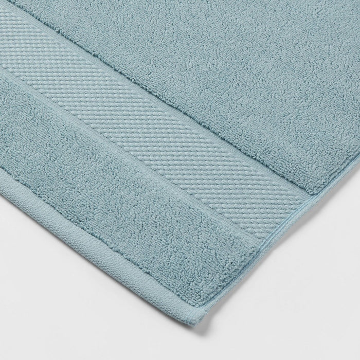 Performance Plus Towel Bath Mat Aqua - Threshold