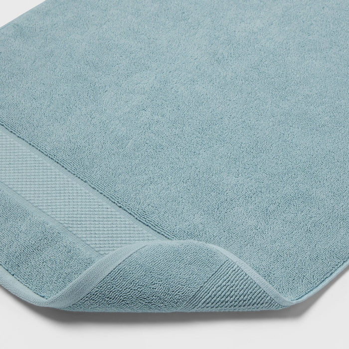 Performance Plus Towel Bath Mat Aqua - Threshold