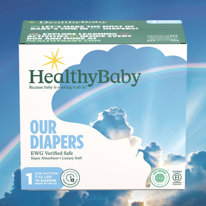 HealthyBaby Diapers - Size 1 - 70ct