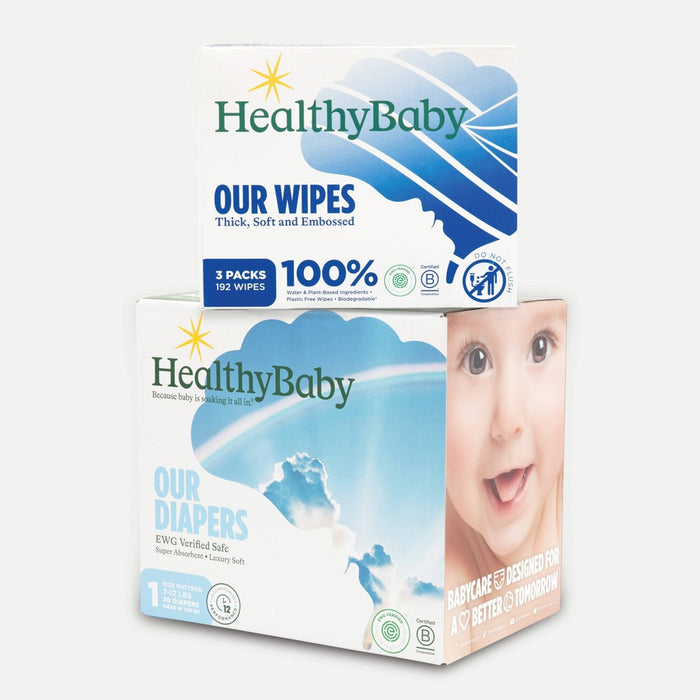 HealthyBaby Diapers - Size 1 - 70ct