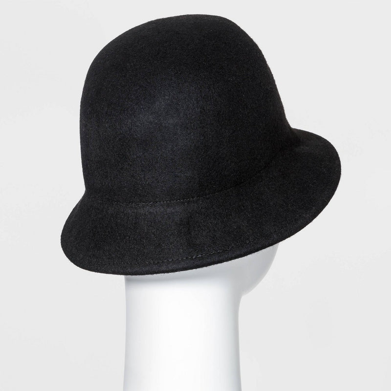 Felt Cloche Hat - A New Day Black