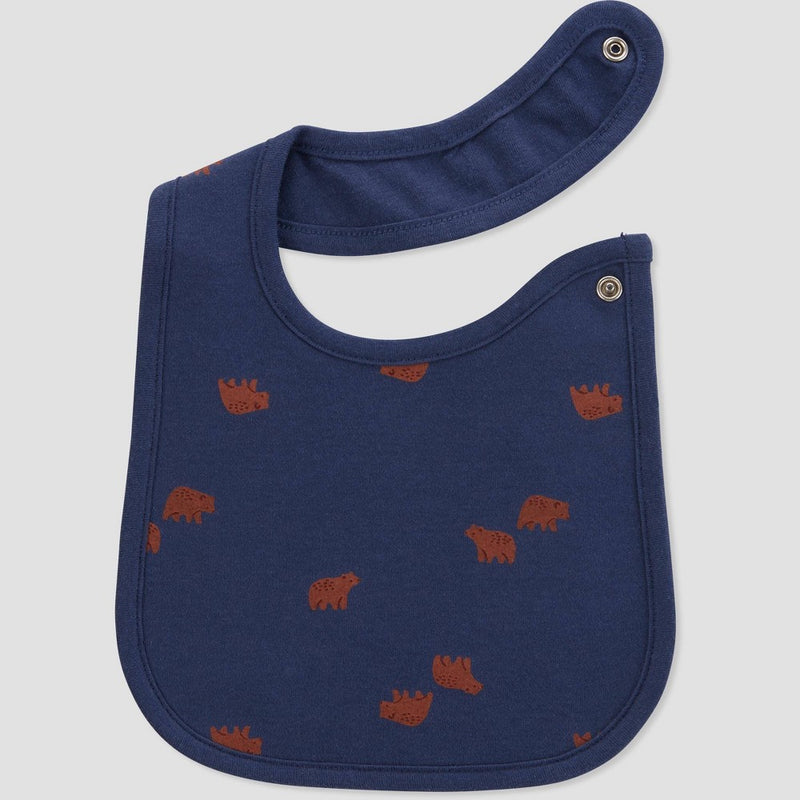 Carter's Just One You? Baby Boys' 3pk Bear Bib - Blue/Brown