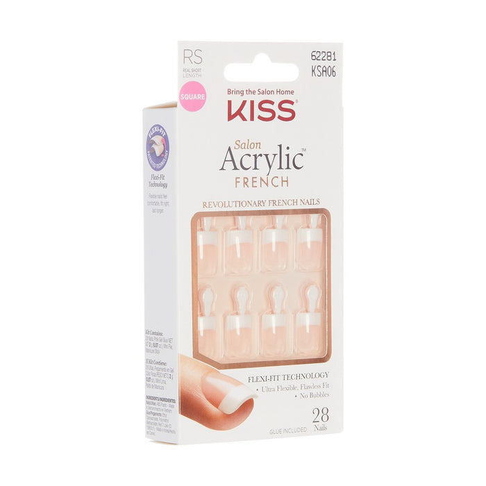 KISS Products Salon Acrylic Fake Nails Kit - Pet Peeve - 31ct