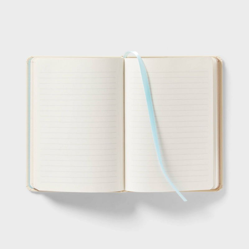 192pg College Ruled Journal 5"x7" Cream Monogram M - Opalhouse