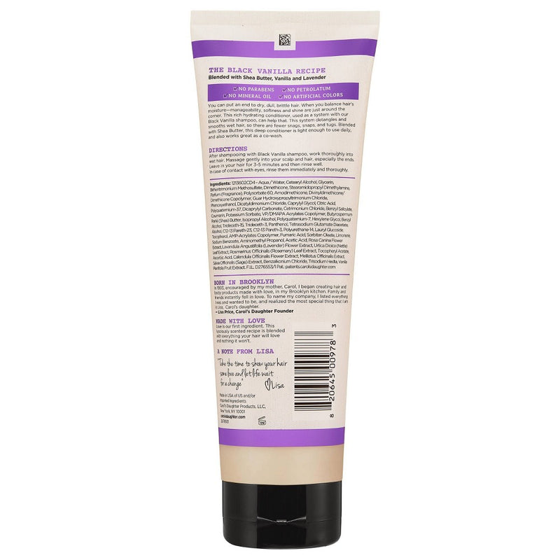 Carol's Daughter Black Vanilla Moisture & Shine Hydrating Hair Conditioner with Shea Butter for Dry Hair - 8.5 fl oz