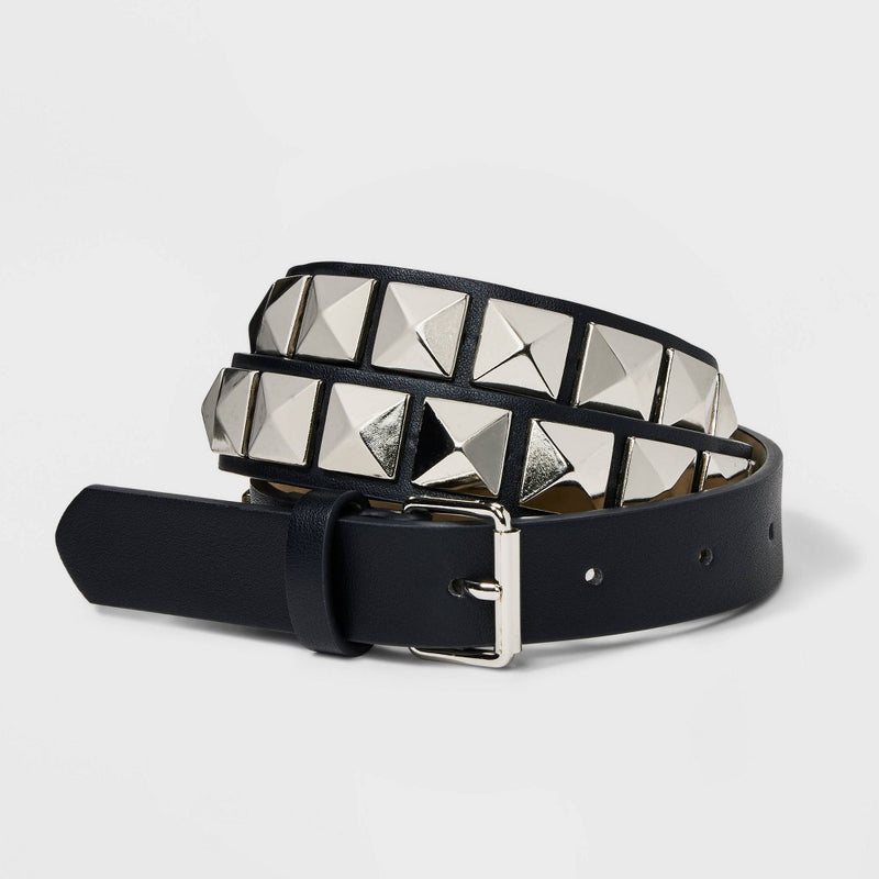 Women's Studded Belt - Wild Fable Black XS