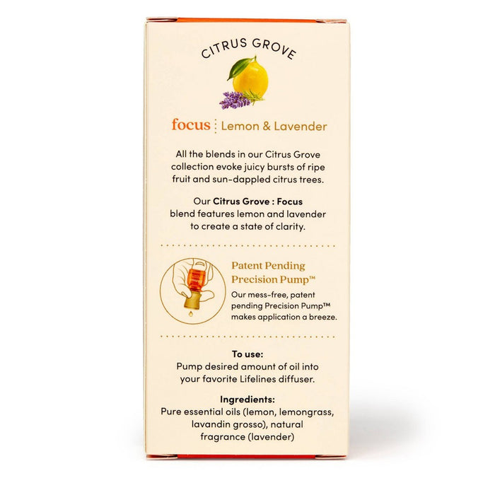 Essential Oil Blend - Citrus Grove: Focus - Lifelines