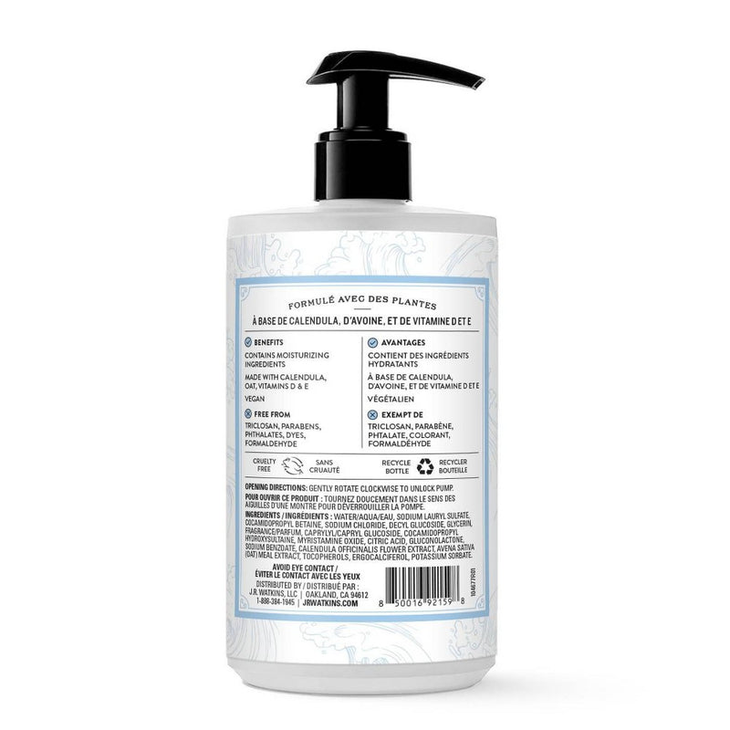 J.R. Watkins Hand Soap - Ocean Mist & Sea Salt - 12 fl oz
