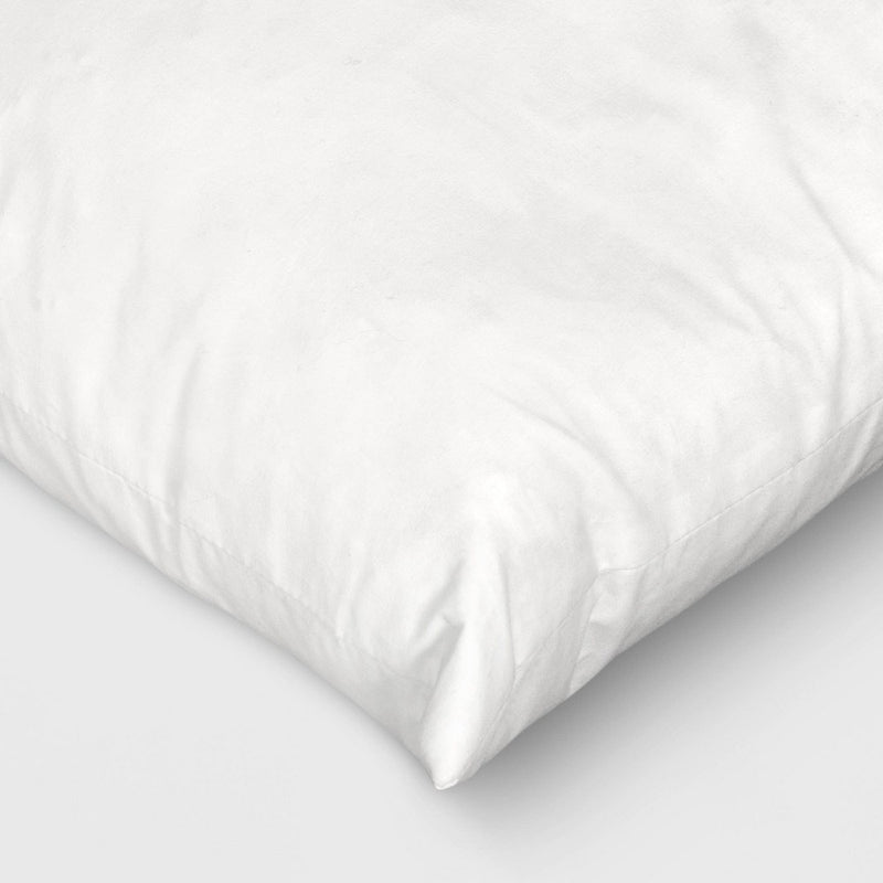 Feather Filled Lumbar Throw Pillow White - Threshold