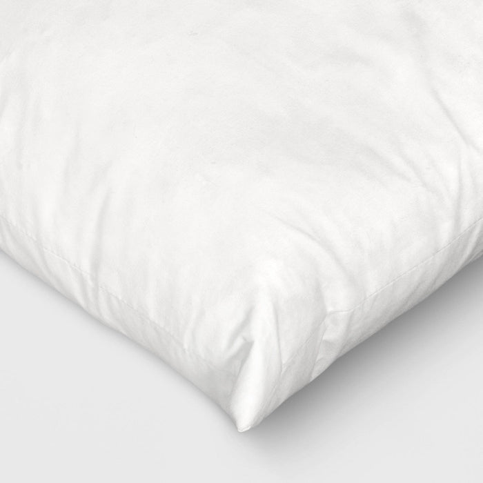 Feather Filled Lumbar Throw Pillow White - Threshold