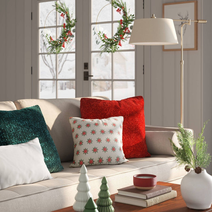Feather Filled Lumbar Throw Pillow White - Threshold