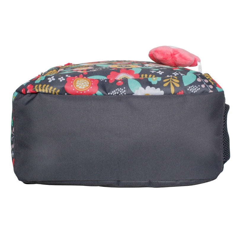 Crckt Kids' 16.5" Backpack - Gray Floral