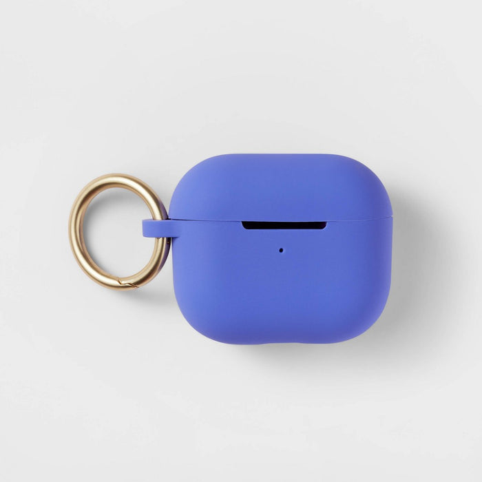 Apple AirPods 3rd Generation Silicone Case with Clip - heyday Space Blue