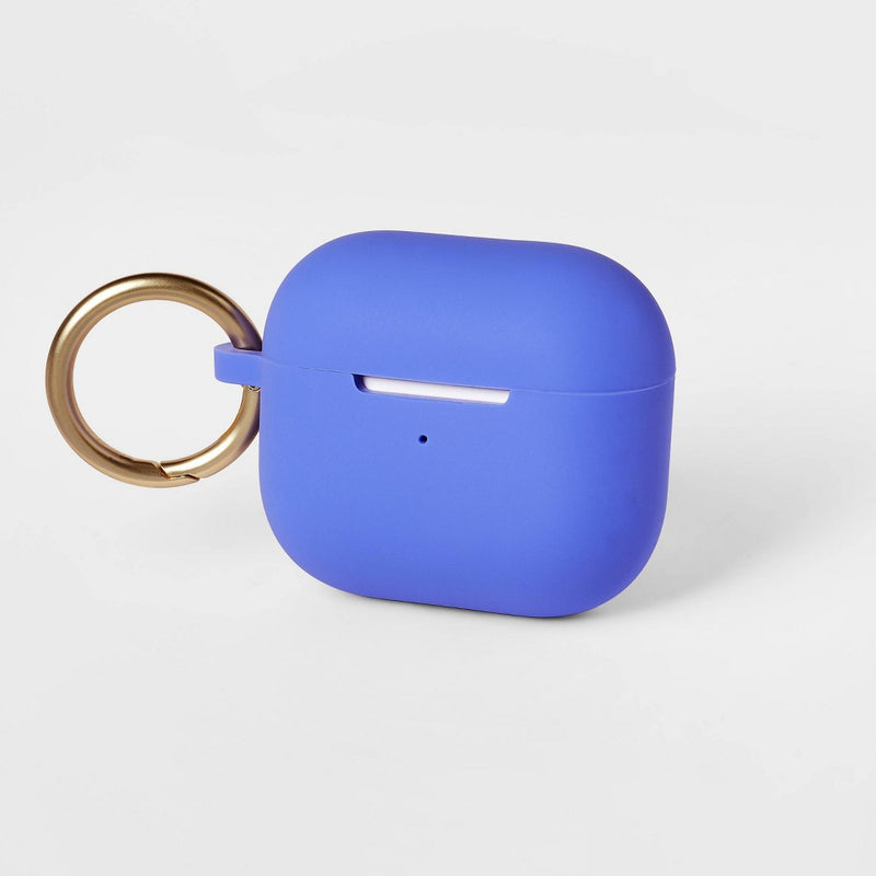 Apple AirPods 3rd Generation Silicone Case with Clip - heyday Space Blue