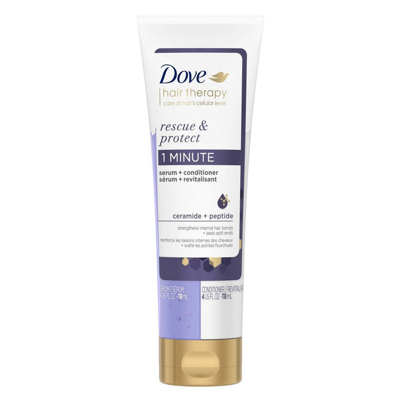 Dove Beauty Hair Therapy Rescue & Protect Ceramide + Peptide Serum + Conditoner - 8 fl oz