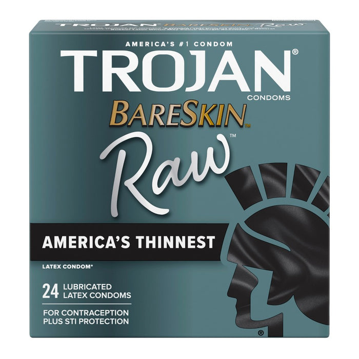 Trojan BareSkin Raw Condoms - 24ct