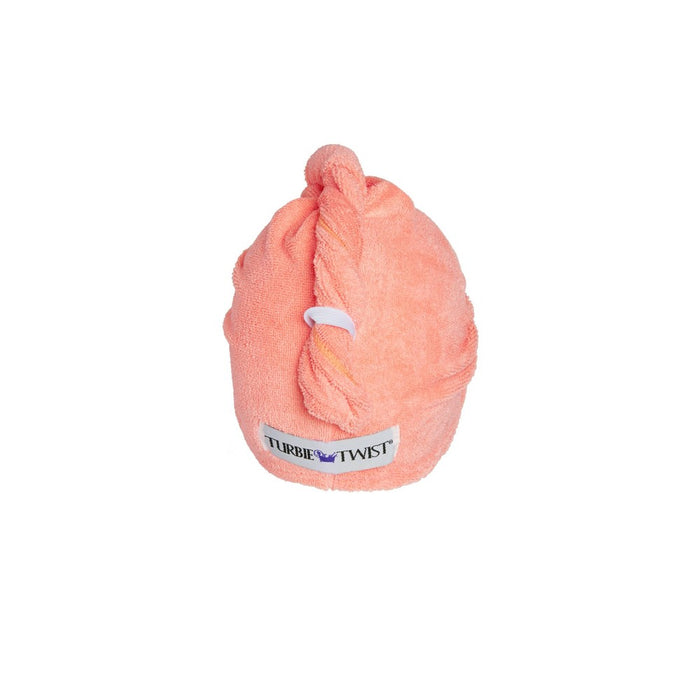 Turbie Twist Microfiber Hair Towel Pink Flower and White - 2pk