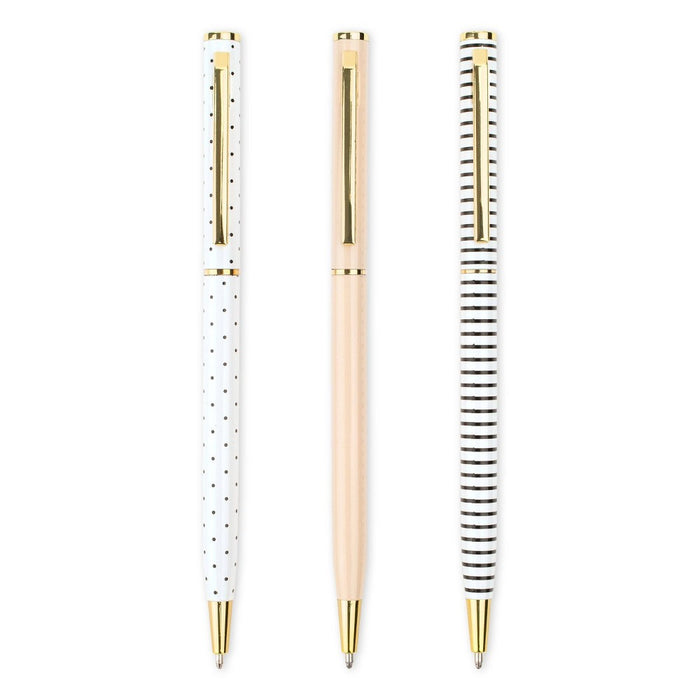 3ct Ballpoint Pens Black Ink - Sugar Paper Essentials