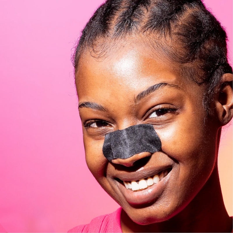 Biore Charcoal Deep Cleansing Blackhead Remover Pore Strips, Nose Strips For Deep Pore Cleansing - 18ct