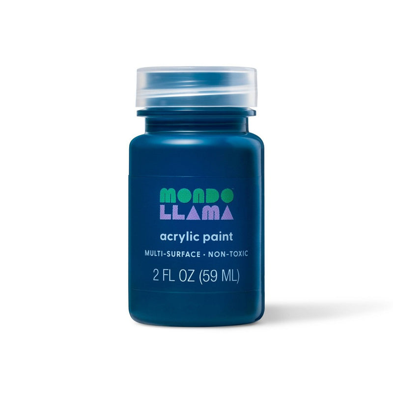 2oz Satin Acrylic Paint Inky Night - Mondo Llama