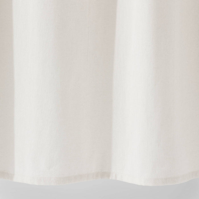Crochet Trim Shower Curtain Cream - Threshold