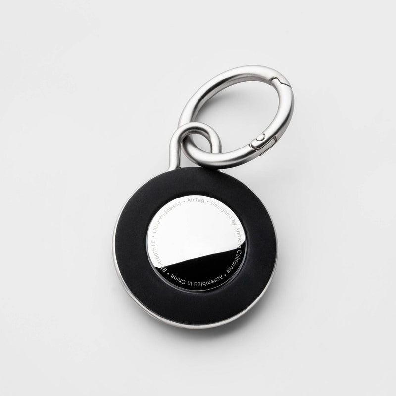 Apple AirTag Silicone Keychain - heyday Black