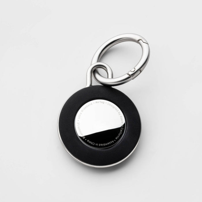 Apple AirTag Silicone Keychain - heyday Black