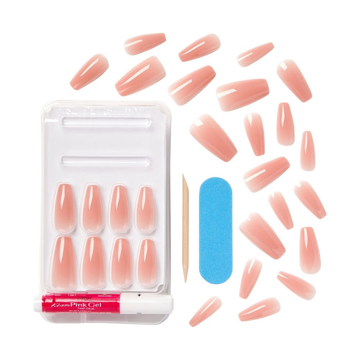 KISS Bare But Better TruNude Fake Nails - Nude Glow - 28ct