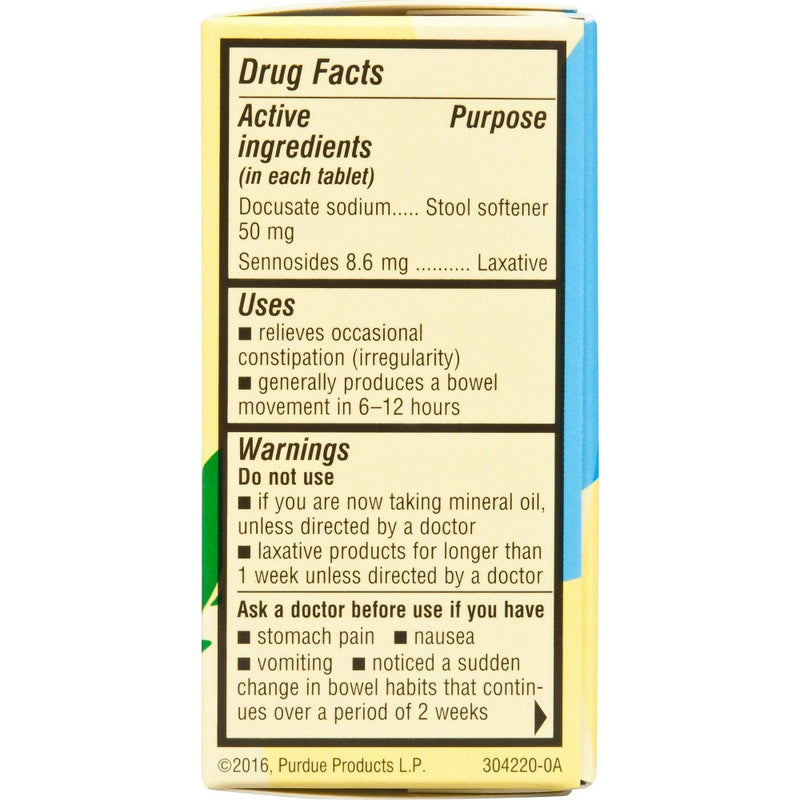Senokot-S Laxative Plus Softener Tablets 30ct