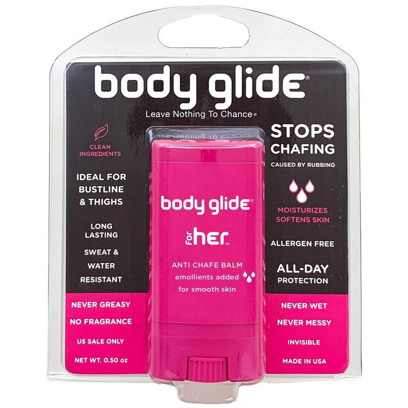 Body Glide For Her Anti Chafe and Moisturizing Balm - 0.5oz