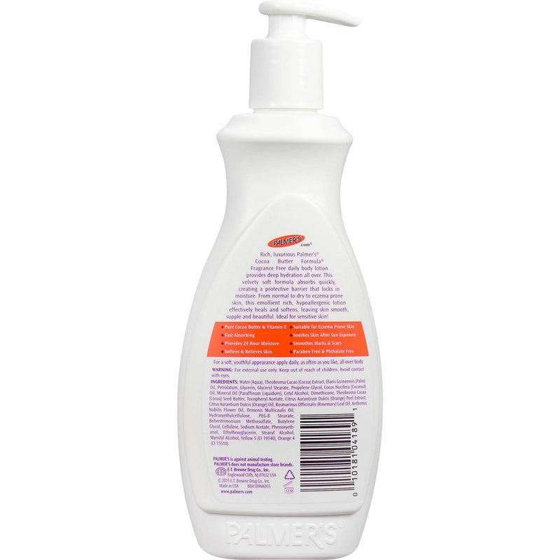 Palmers Cocoa Butter Formula Fragrance Free Body Lotion - 13.5 fl oz/1pk