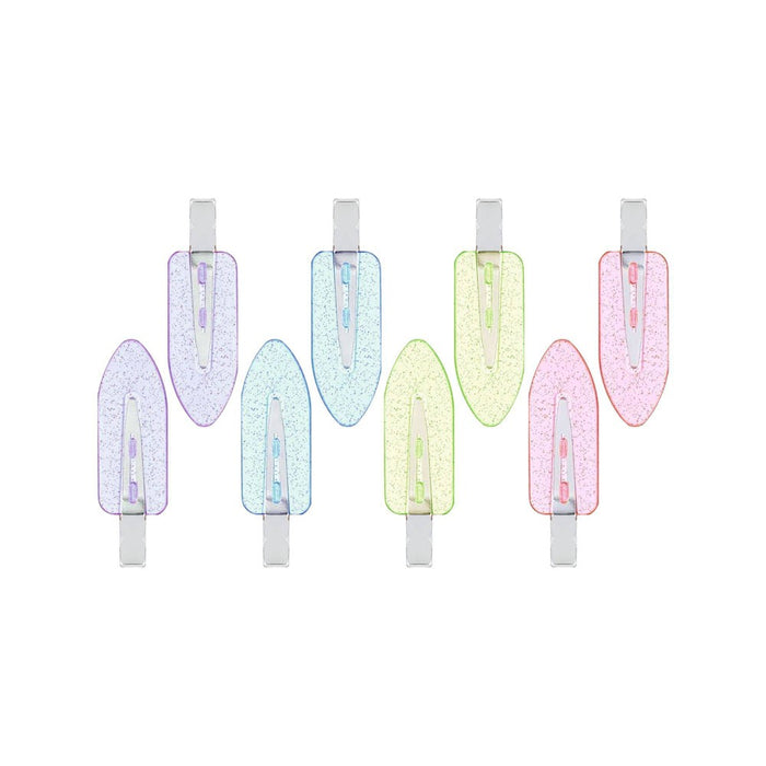 Holler and Glow Creaseless Hair Clips - Mixed Pastel - 8ct