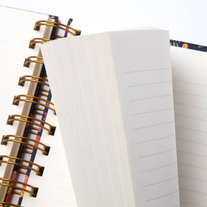 Blank Journal 6"x8" Hard Cover Mushrooms Navy - greenroom