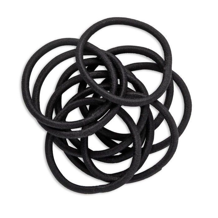 scunci Comfy Elastic Hair Ties - Black - 10pk