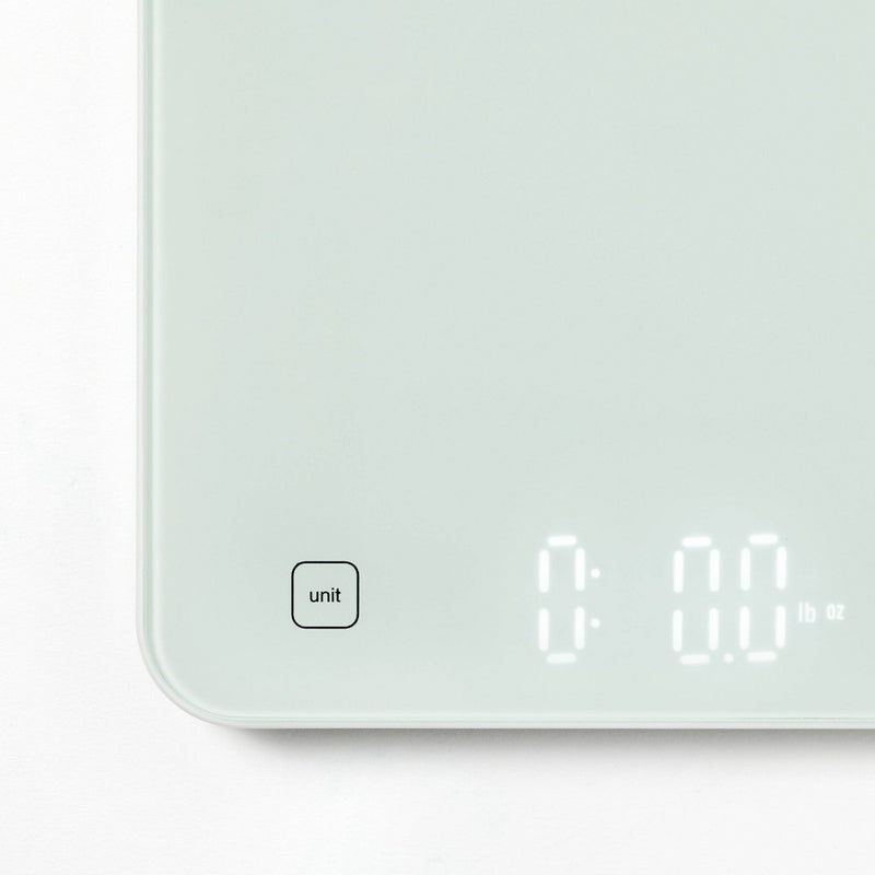 11lb Digital Kitchen Food Scale White - Figmint