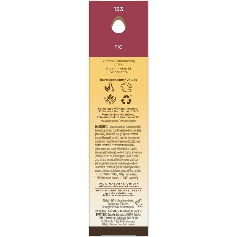 Burt's Bees Lip Shimmer - Fig Blister - 0.09oz