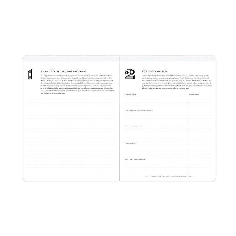 Day Designer 2024 Planner 8.5"x11" Monthly Clear Cover Swiss Dot Periwinkle