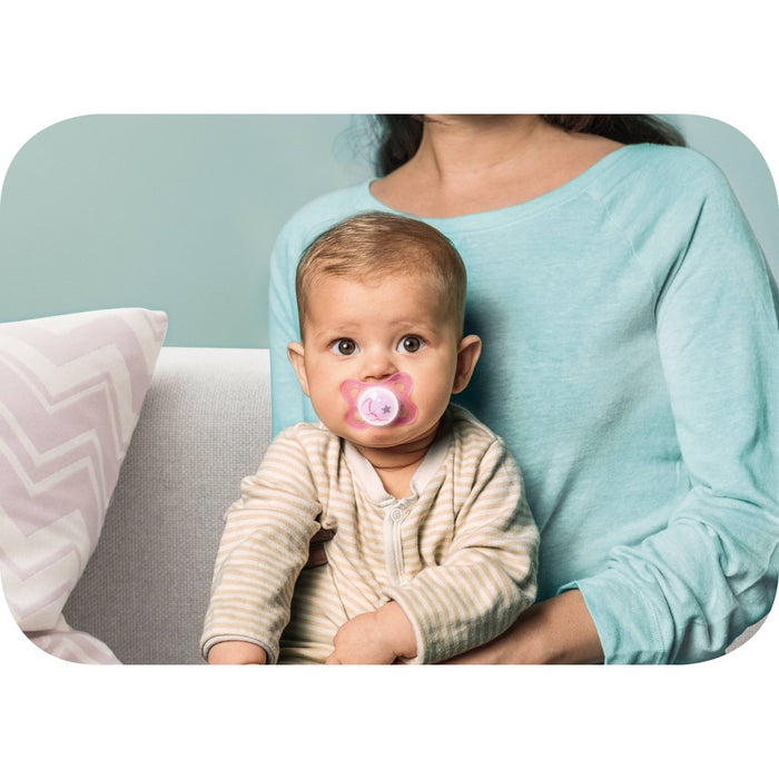 MAM Glow In The Dark Night Pacifier 0-6m - 2pk - Boy