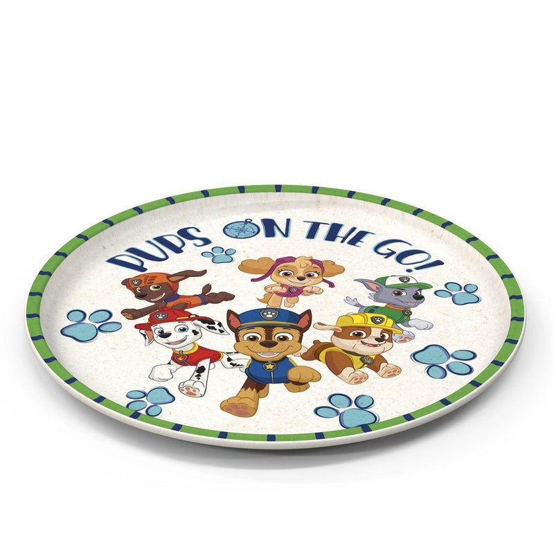 Zak Designs 'PAW Patrol' 2pk 8" Melamine Bamboo Dining Plate Set